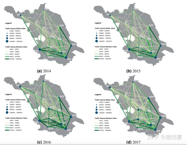 高速公路大数据揭示区域经济发展和空间结构